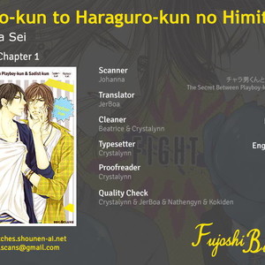 [TAKENAKA Sei] Charao-kun to Haraguro-kun no Himitsu [Eng] – Gay Comics