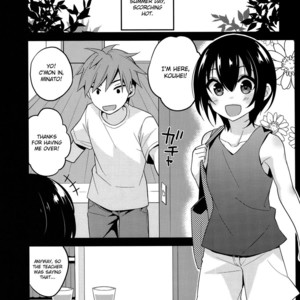 [Onsoku Ebifly (Lew)] Natsu no Hi no Kimi to Boku | Our Summer Days [Eng] – Gay Comics image 004
