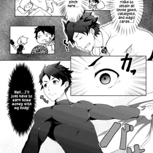 [PULIN Nabe (kakenari)] Bakushi Shita Gudao ga Karada de Okane o Kasegu Hon [Eng] – Gay Comics image 005