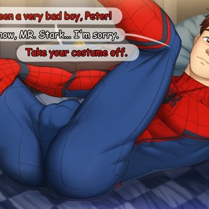 Suiton Spiderman Pleasing Mr Stark 2 Gay Comics Gay Furry Comics