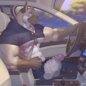 Raccoon21] Car - Gay Yaoi - Gay Furry Comics