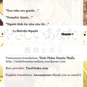 [NISHIDA Higashi] Yasashii Anata… [Vi] – Gay Comics