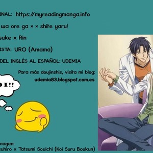 [URO (Amama)] Kyo wa ore ga × × shite yaru! – Free! dj [Español] – Gay Comics image 001