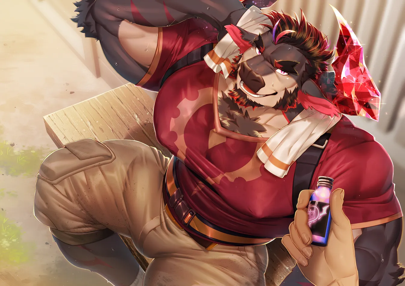 [BooBoo] Obsidius [Live a Hero] — 001