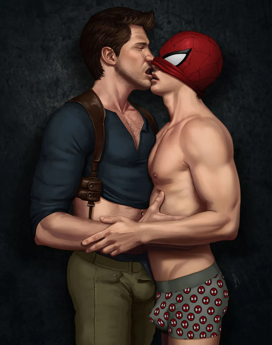 [Gabo Artist] Nathan Drake x Spider-man — 001