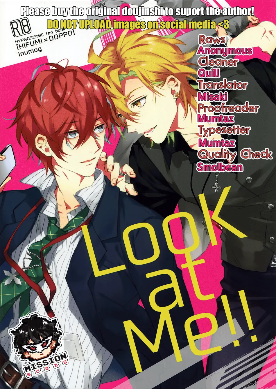 [Inumog (Fujino)] Look at Me!! – Hypnosis Mic dj [Eng] — 001