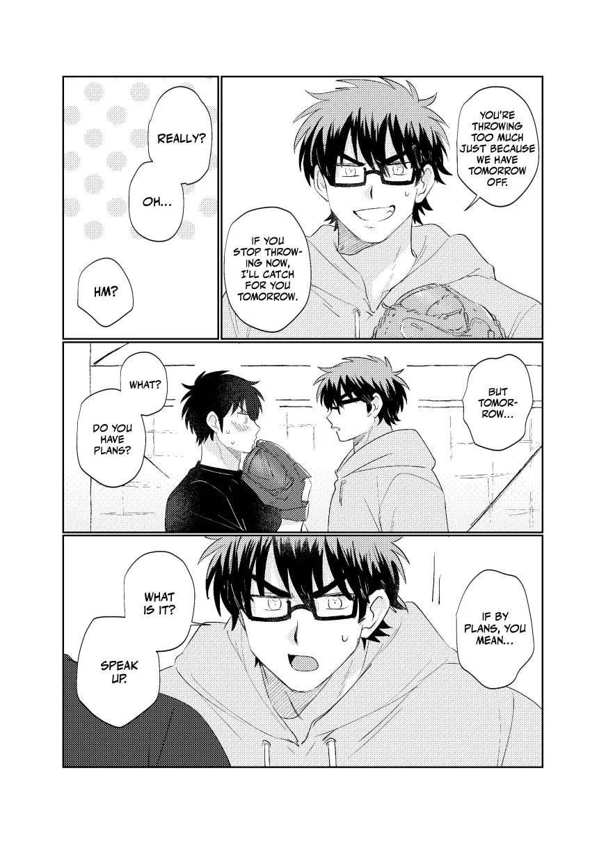 [Somosan Seppa (Nikame)] Kimi ni Yumechuu – Daiya no Ace dj [Eng] — 005