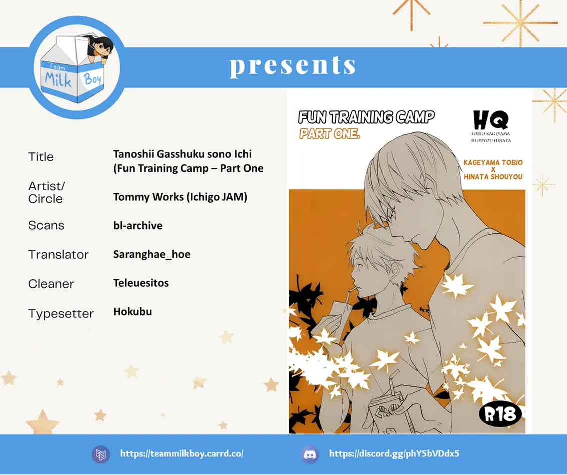 [Ichigo JAM] Fun Training Camp Part 1 – Haikyuu!! dj [Eng] — 001