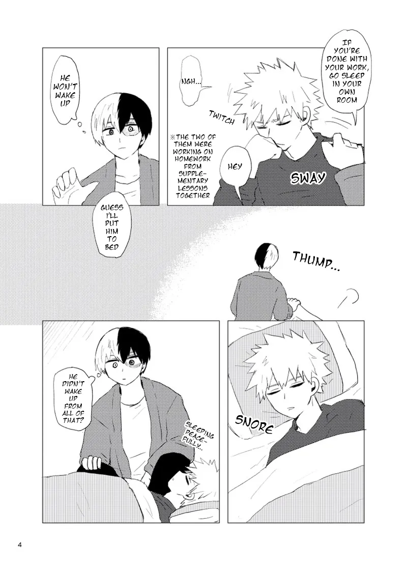 [Hogaraka Takashi-kun] Doki Doki Bed Sharing – Boku no Hero Academia dj [Eng] — 003