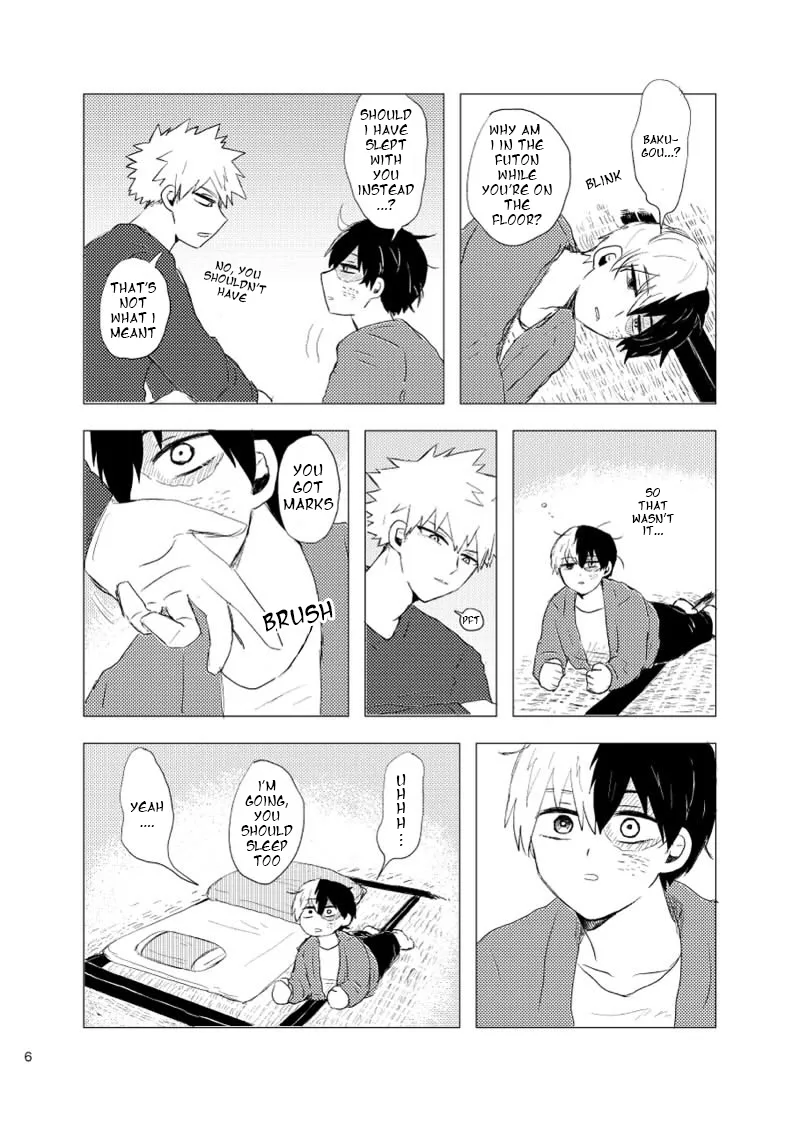 [Hogaraka Takashi-kun] Doki Doki Bed Sharing – Boku no Hero Academia dj [Eng] — 005