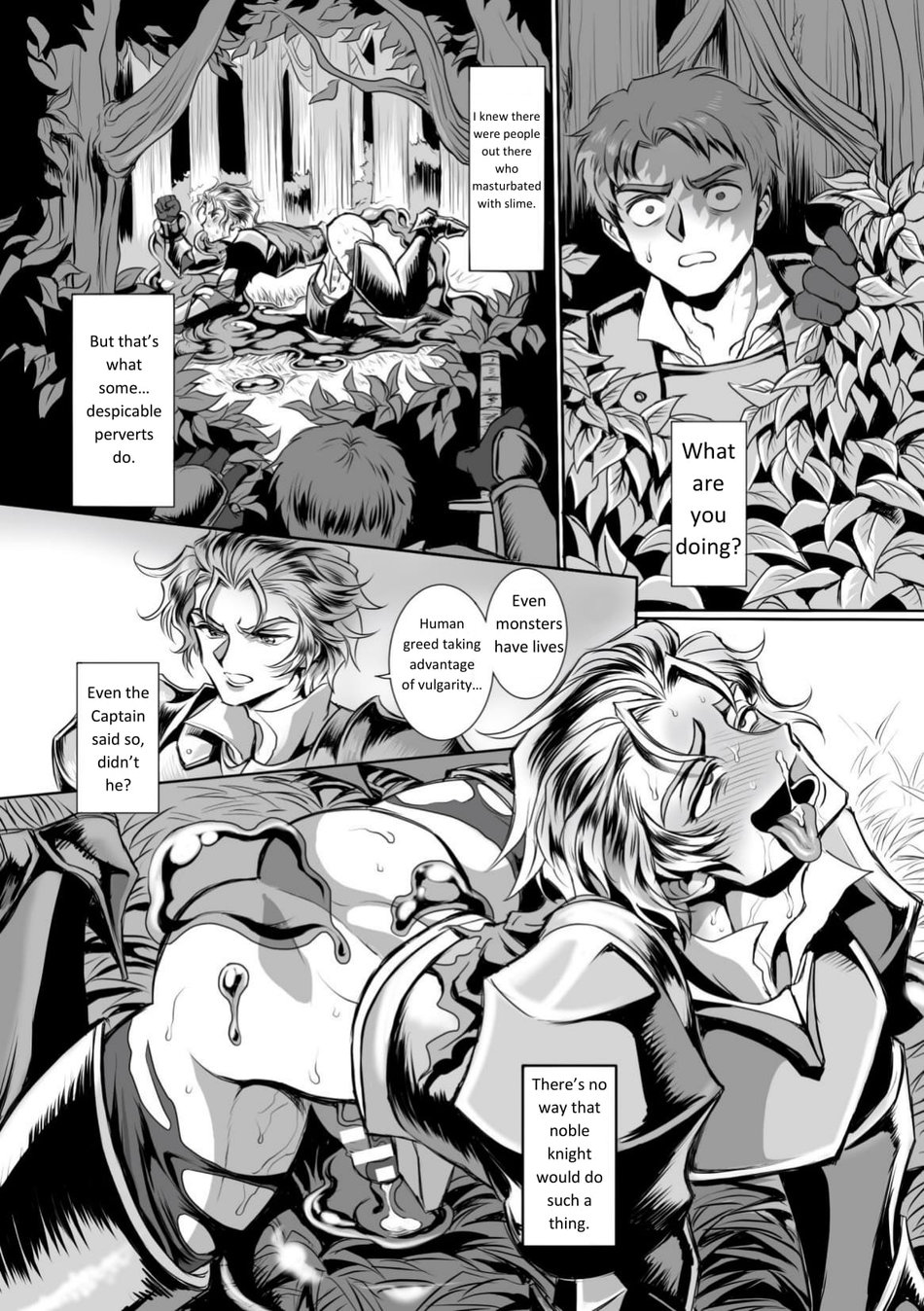 [Usuno Taro] Possessed Knight Stallion Taken over by disgusting man, forcedd and climaxes unsightly! 1 [Eng] — 015