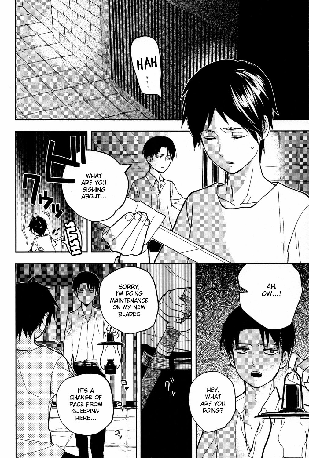 [Toki no Koji] Shingeki no Kyojin dj – Sore Igai wa Hito ka, Iya ka [Eng] — 009