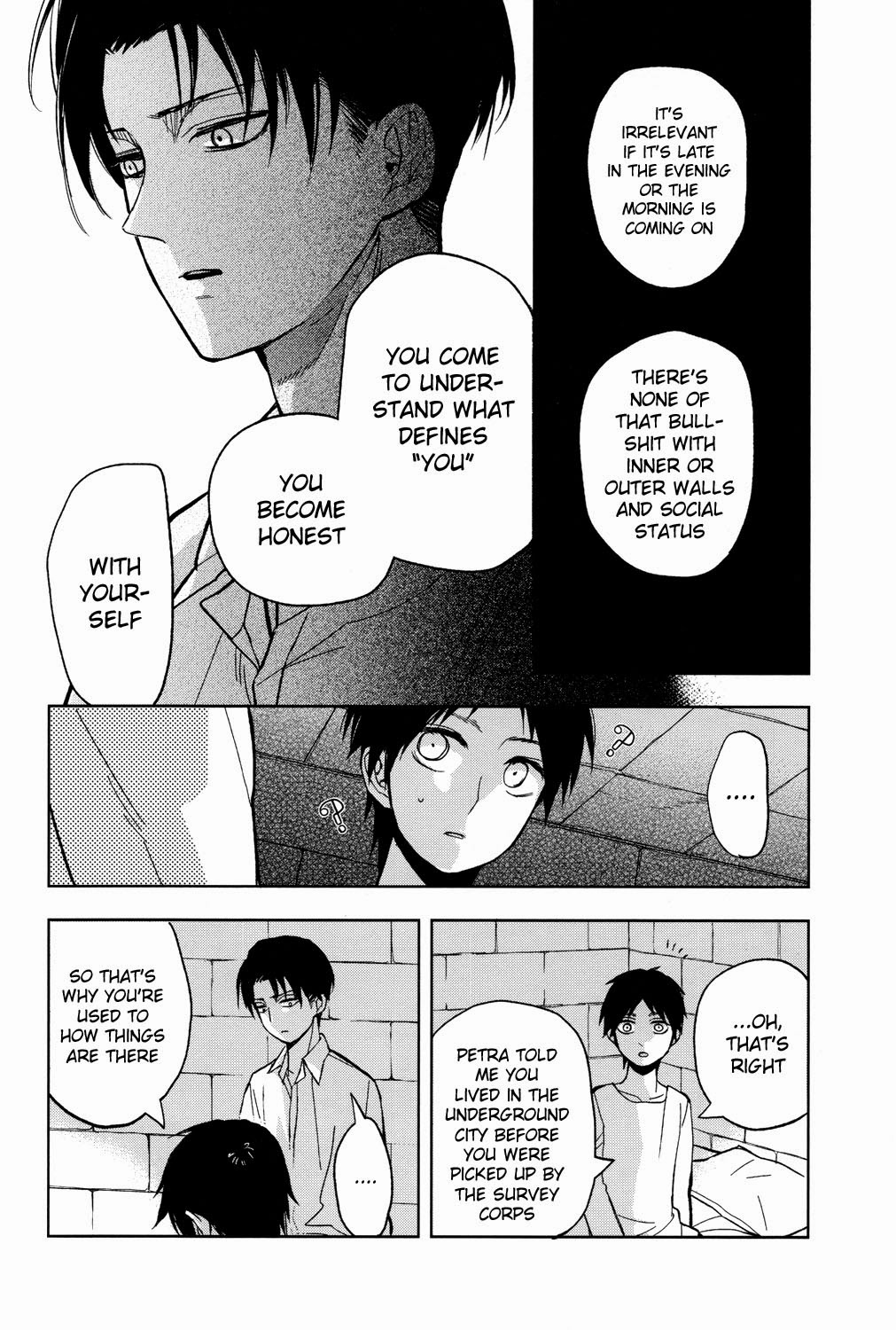 [Toki no Koji] Shingeki no Kyojin dj – Sore Igai wa Hito ka, Iya ka [Eng] — 013