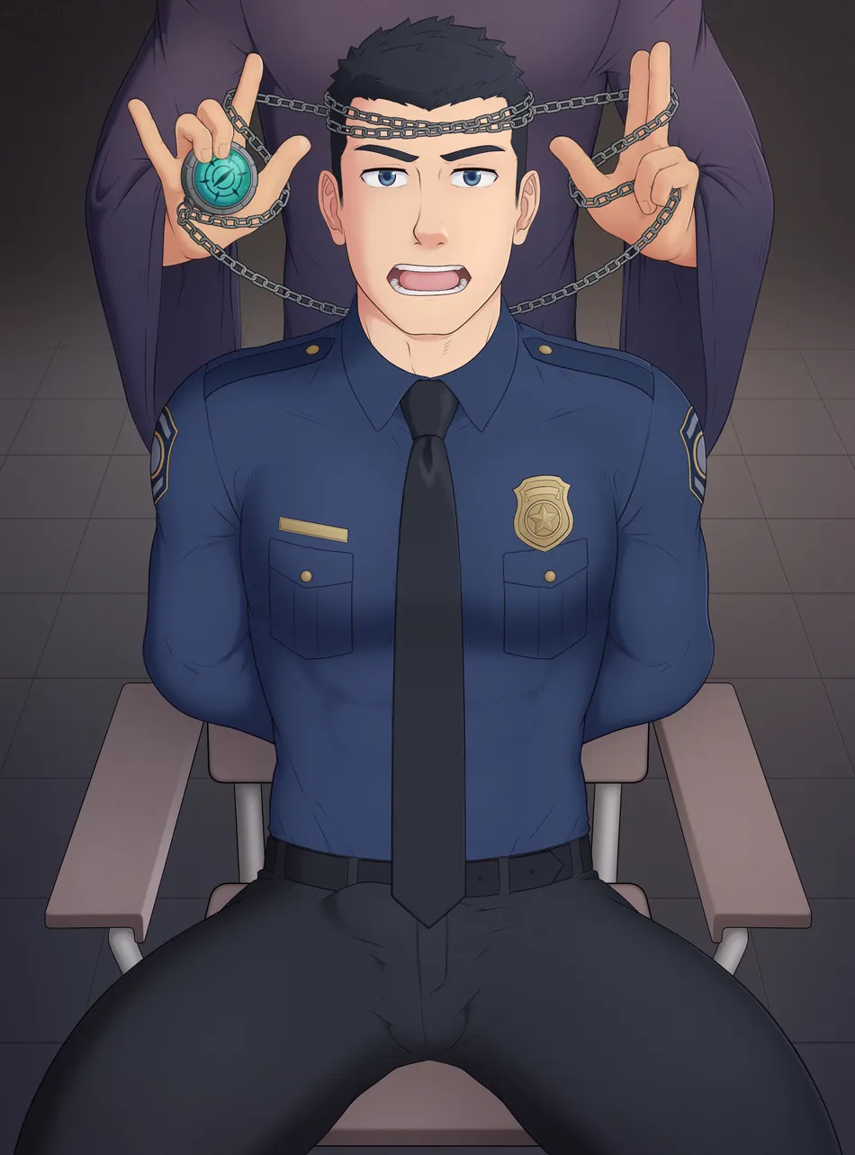 [Abalion] Hypnotized Police Officer CG set [Eng] — 001