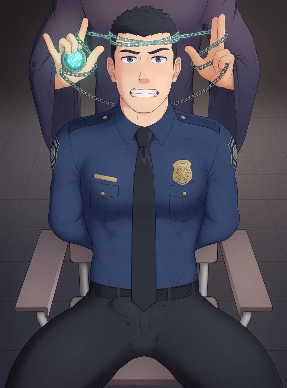 [Abalion] Hypnotized Police Officer CG set [Eng] — 002