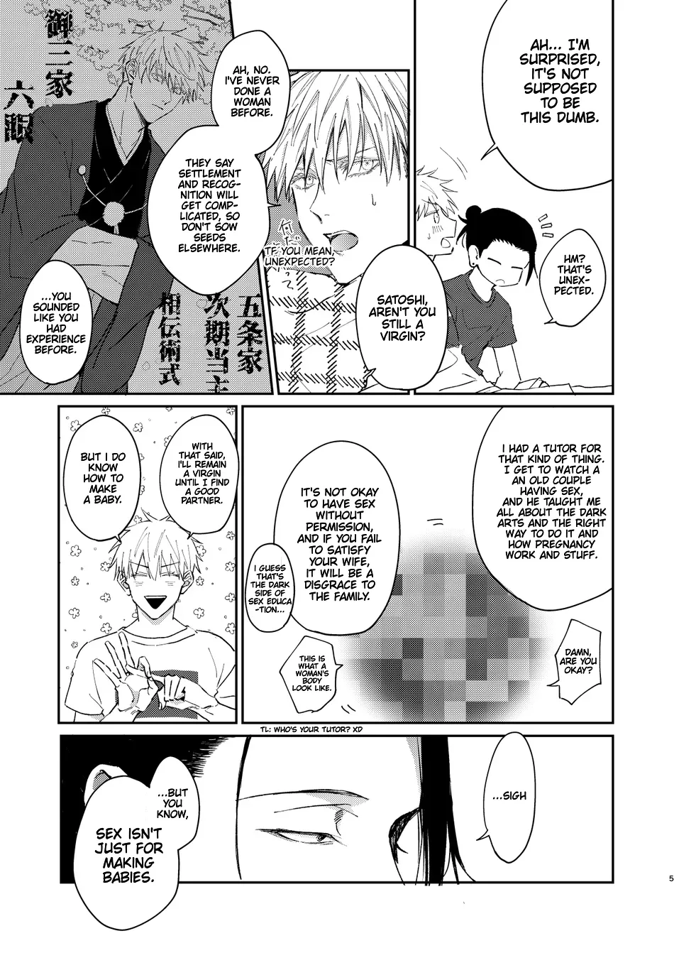[Tsukasa] Jujutsu Kaisen dj – Yoru datte Omae to Shitai – I want to make love to you [Eng] — 005
