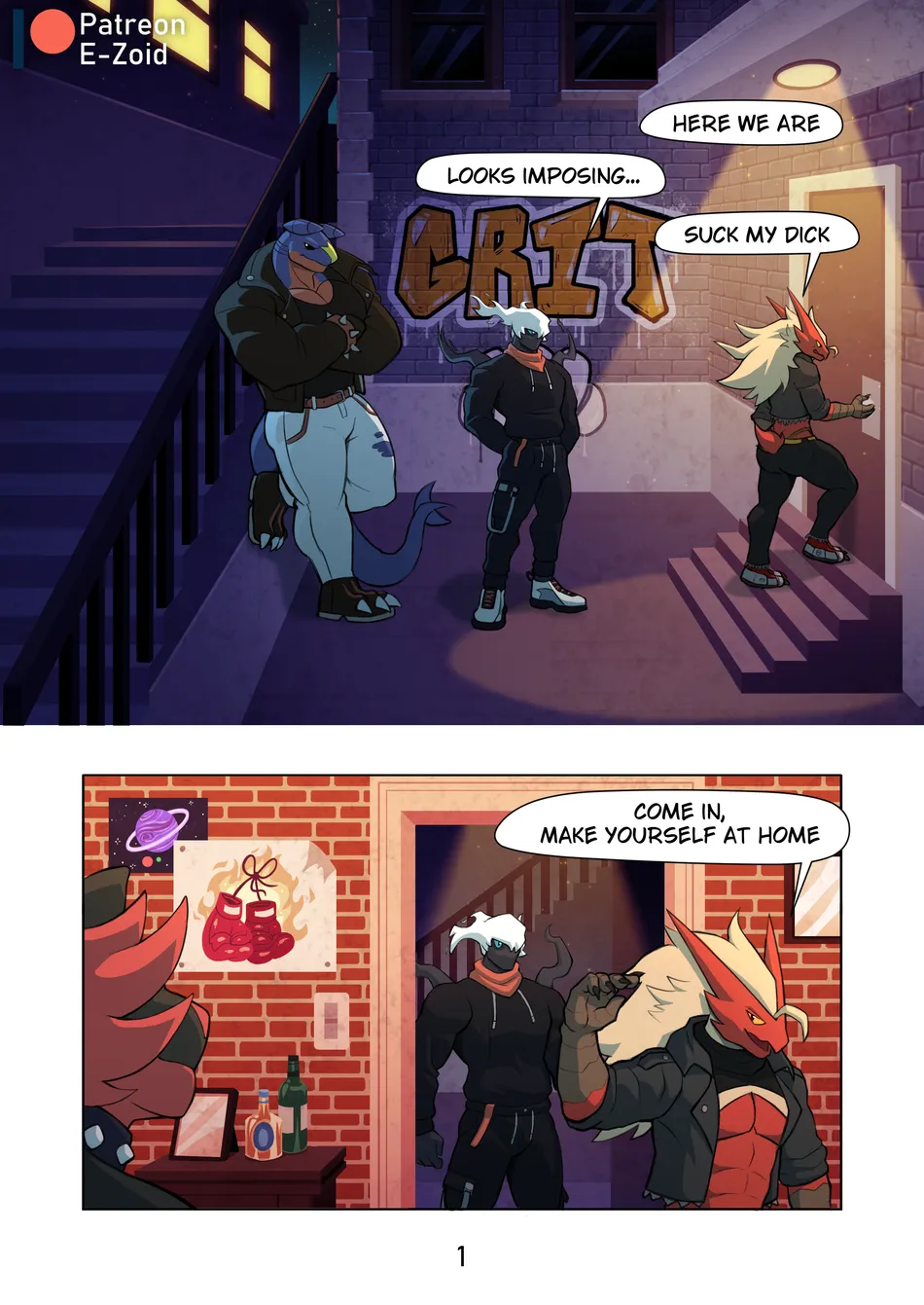 [E-Zoid] Team Grit: BASS IN HEAT [Eng] — 002