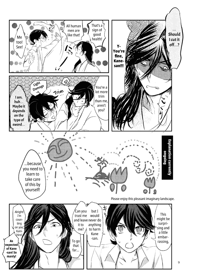 [Honnin Fuzai (Tsujigiri Mob Oji-san)] Questionable Health and Physical Education First period – Touken Ranbu dj [Eng] — 008
