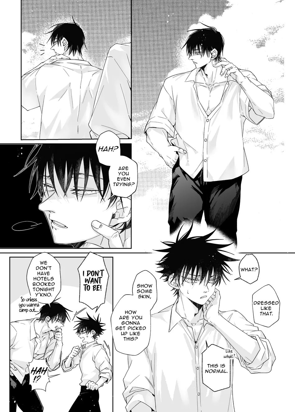 [Bozukek] Tojigumi exhibitionism – Jujutsu Kaisen dj [Eng] — 001