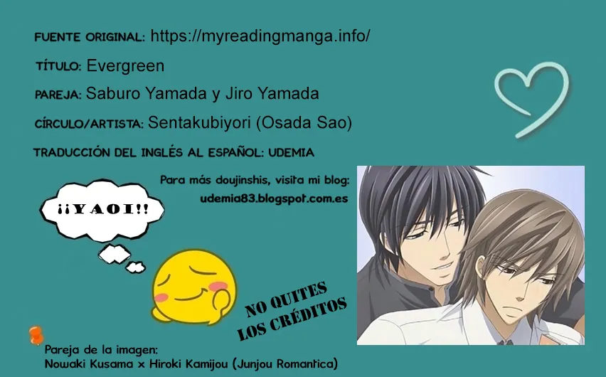 [Sentakubiyori (Osada Sao)] Evergreen – Hypnosis Mic dj [Spa] — 001