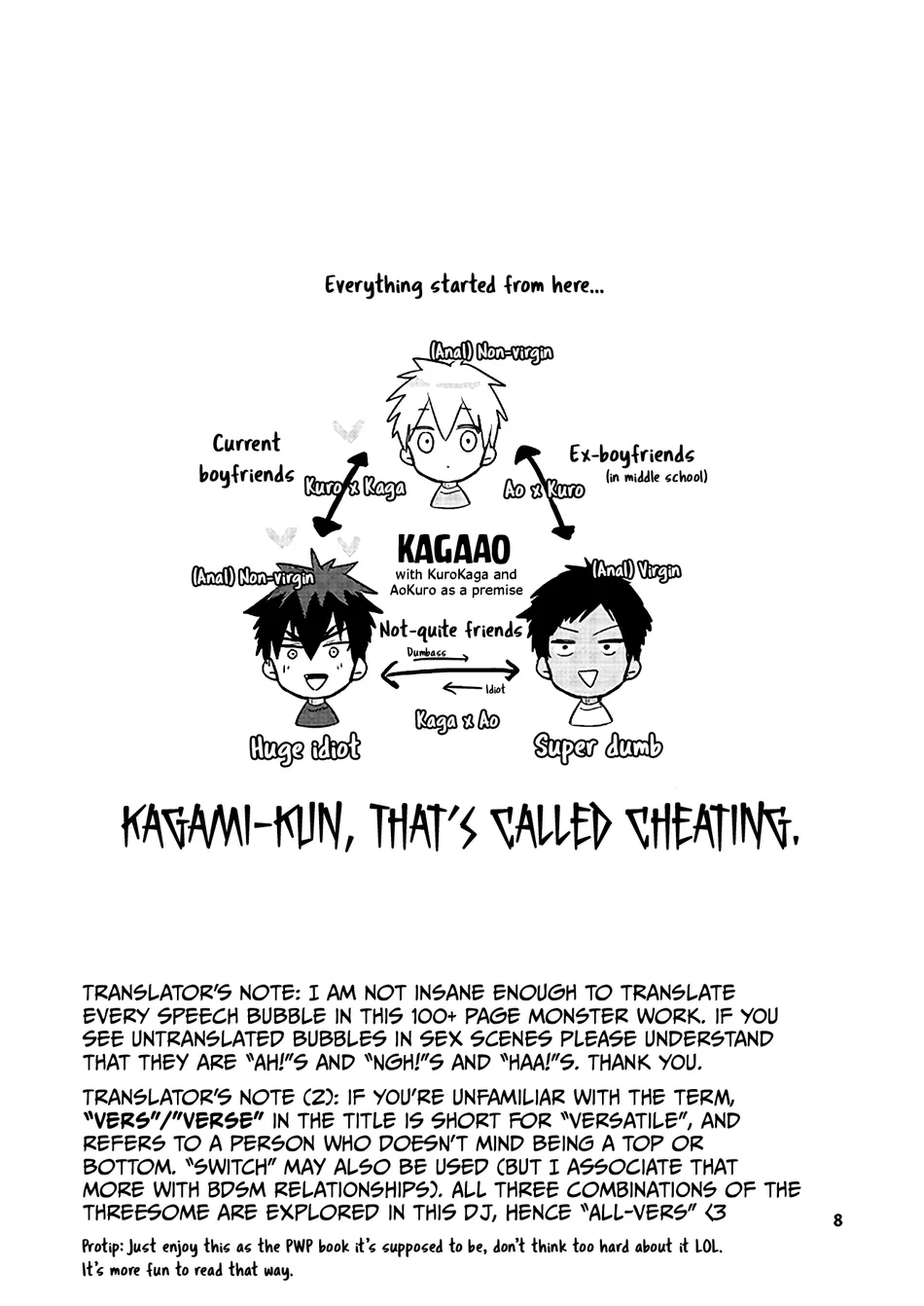[Keisotsu na Ana (Wacoco Waco)] Keisotsu na Ana KuroKaAo Zen Riba Soushuuhen – Kuroko no Basuke dj [Eng] — 005