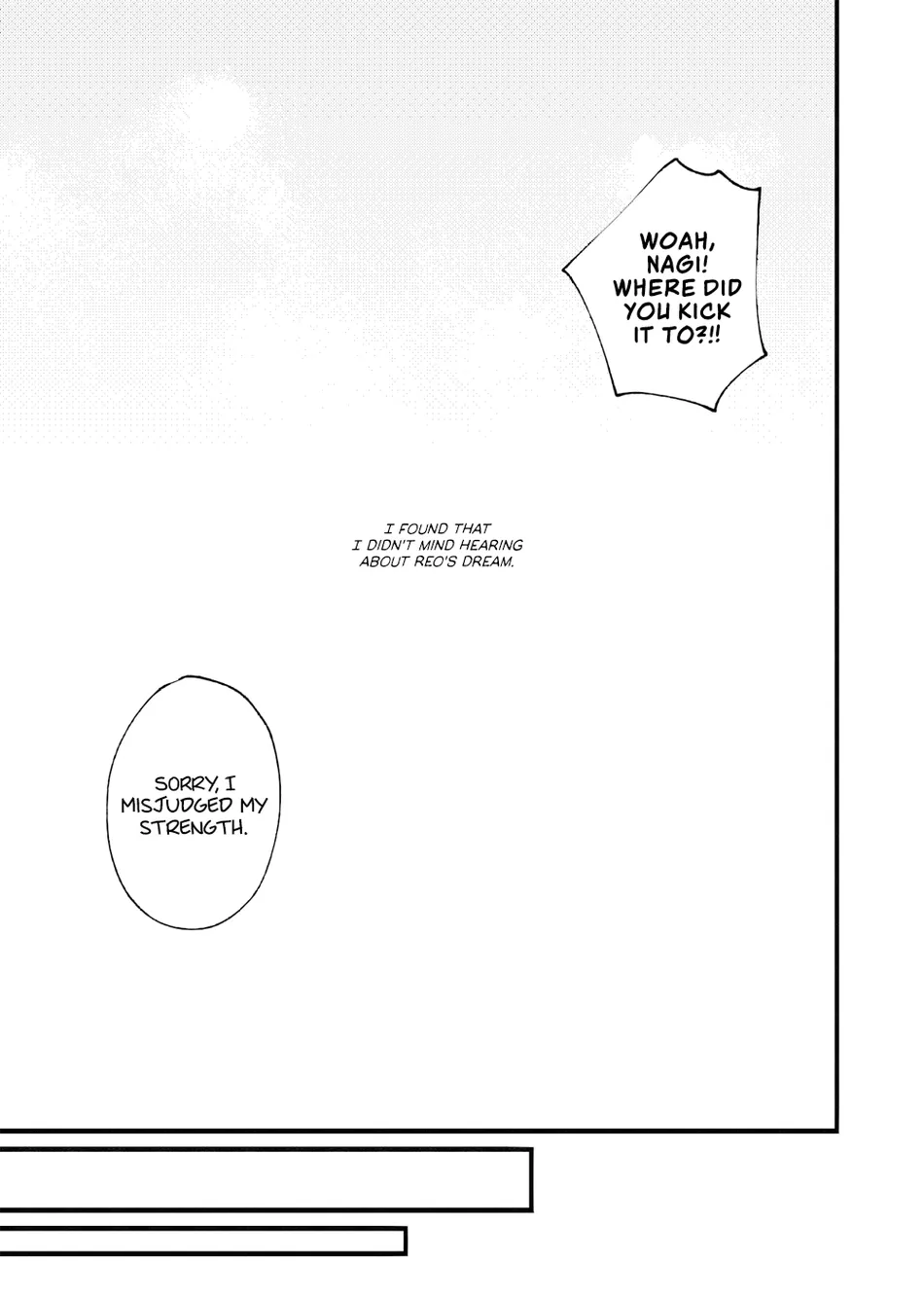 [pochi. (Sawaguchi)] Dreams Told by Monsters – Blue Lock dj [Eng] — 014