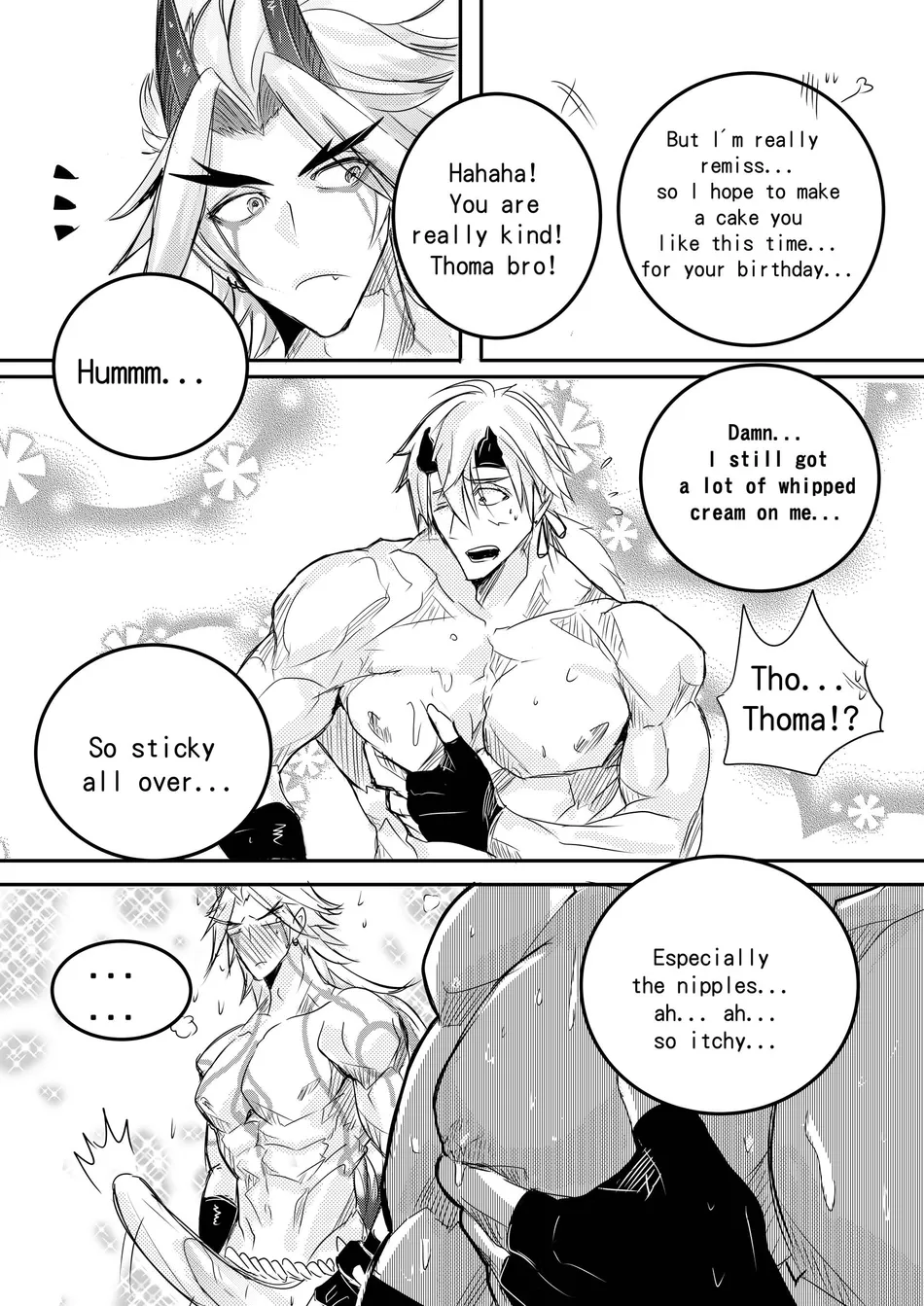 [Hai manga] Thoma & Itto Beach Chapter 2 – Genshin Impact dj [Eng, CN] — 009
