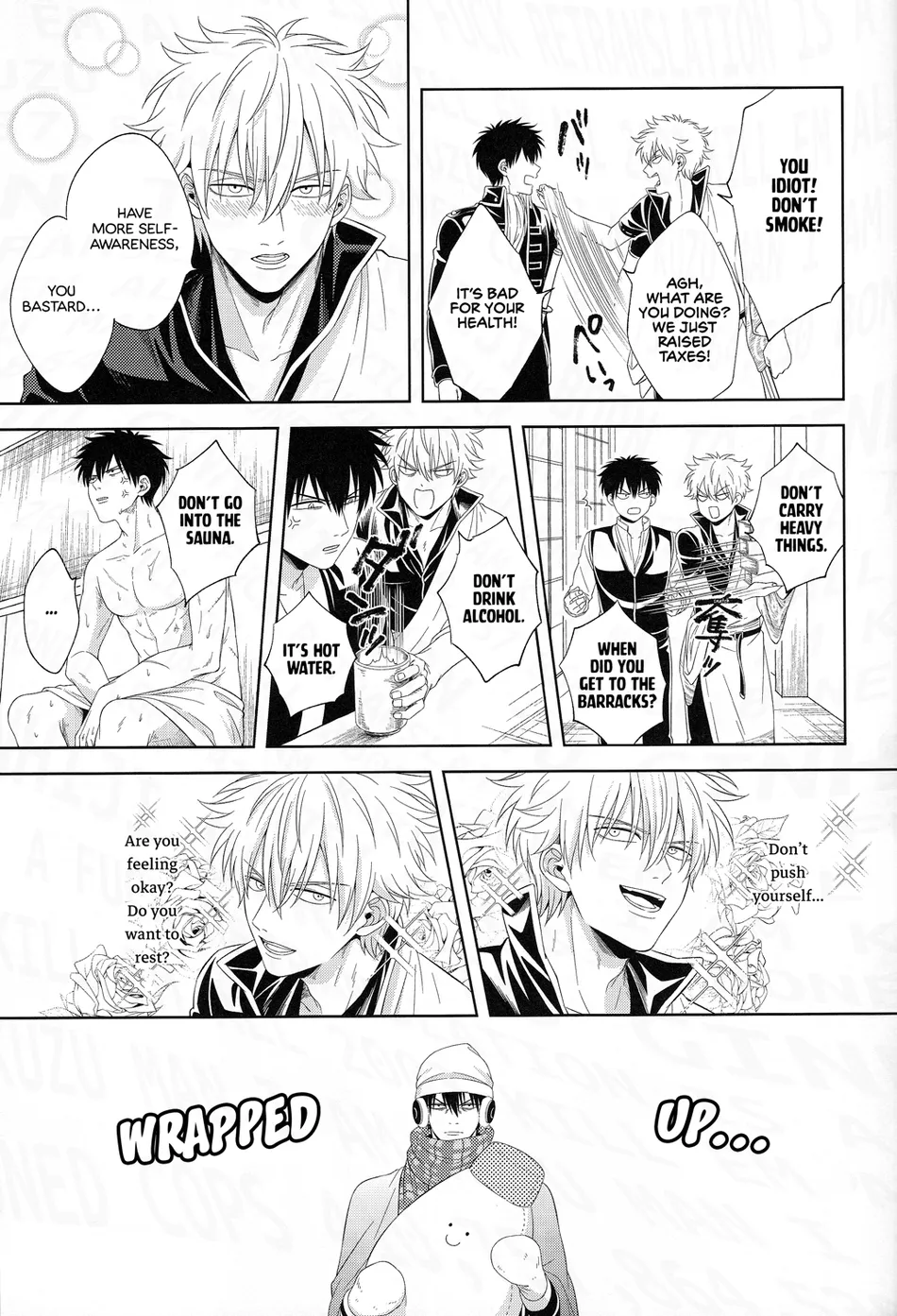 [Hanasusuki (Nanaoemu)] Shiranu wa Teishu Bakarinari – Gintama dj [Eng] — 012