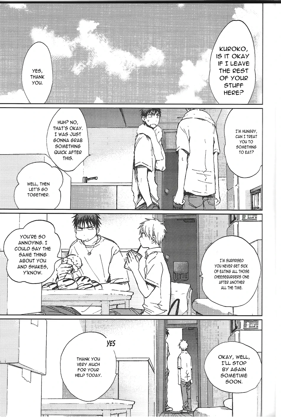 [Uncomura/ Unkopu] Kagami Meshi – Kuroko no Basket dj [Eng] — 005