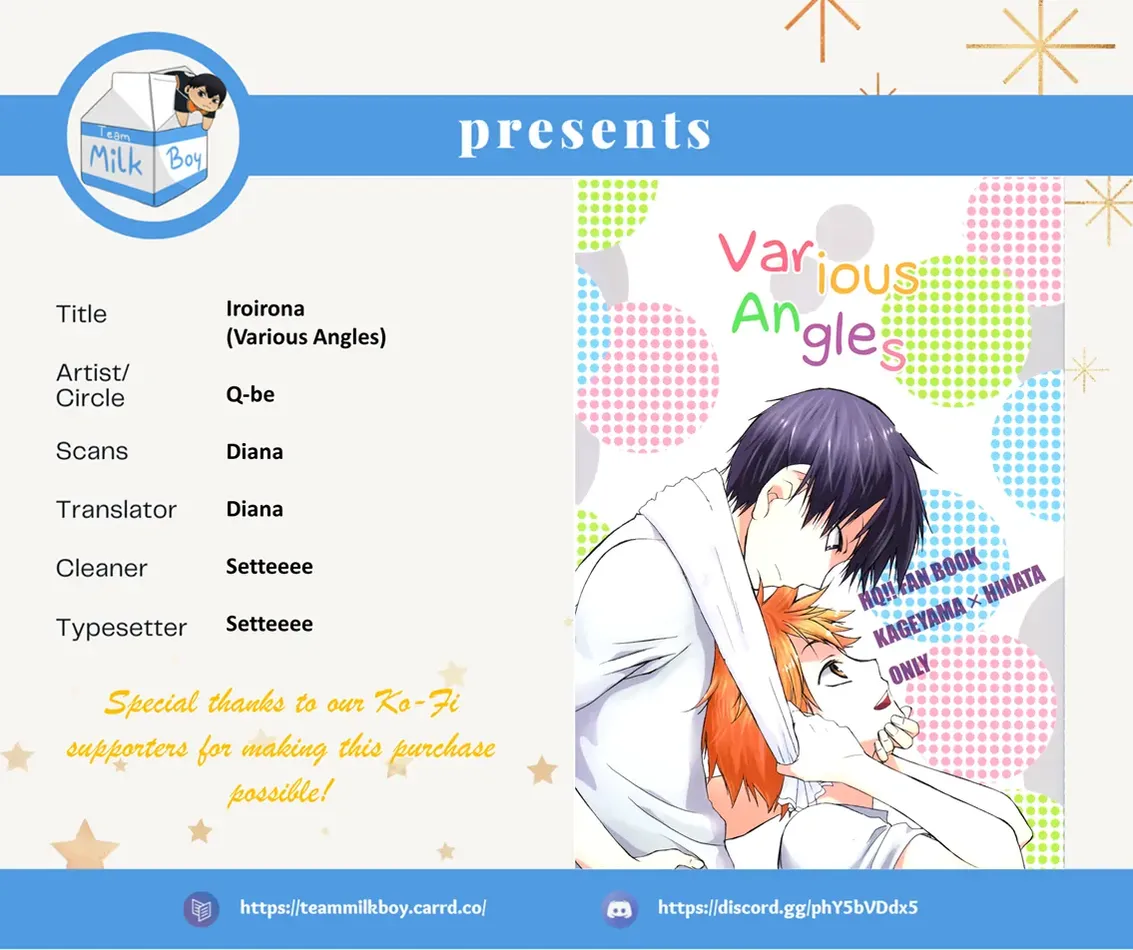 [Q-be (Souji)] Various Angles – Haikyuu!! dj [Eng] — 001