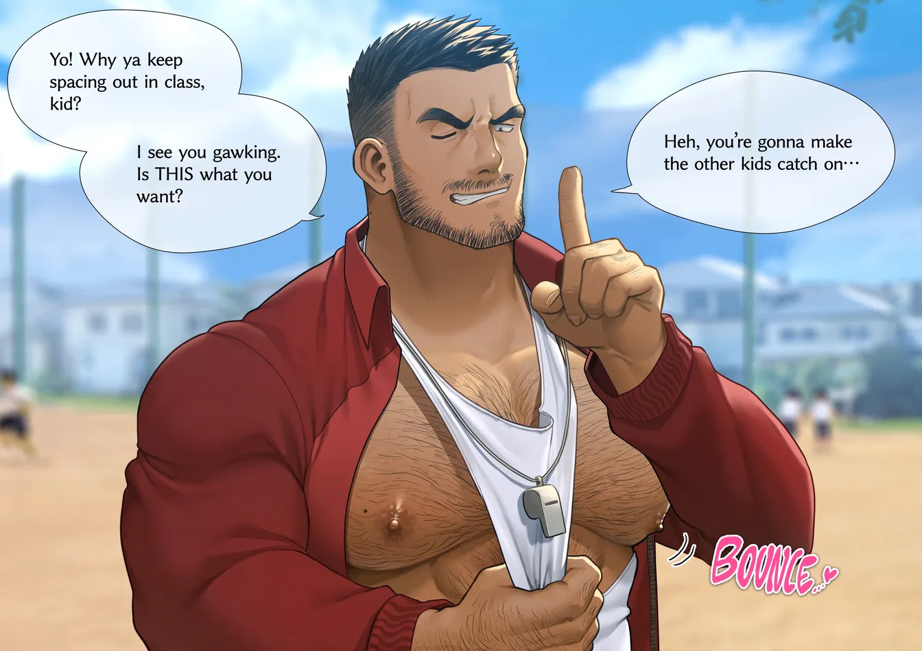 [Ofton Souko (Gorou Naoki)] Taiiku Kyoushi to no Himitsu | The Secret With PE Teacher 10+11 [Eng] — 017
