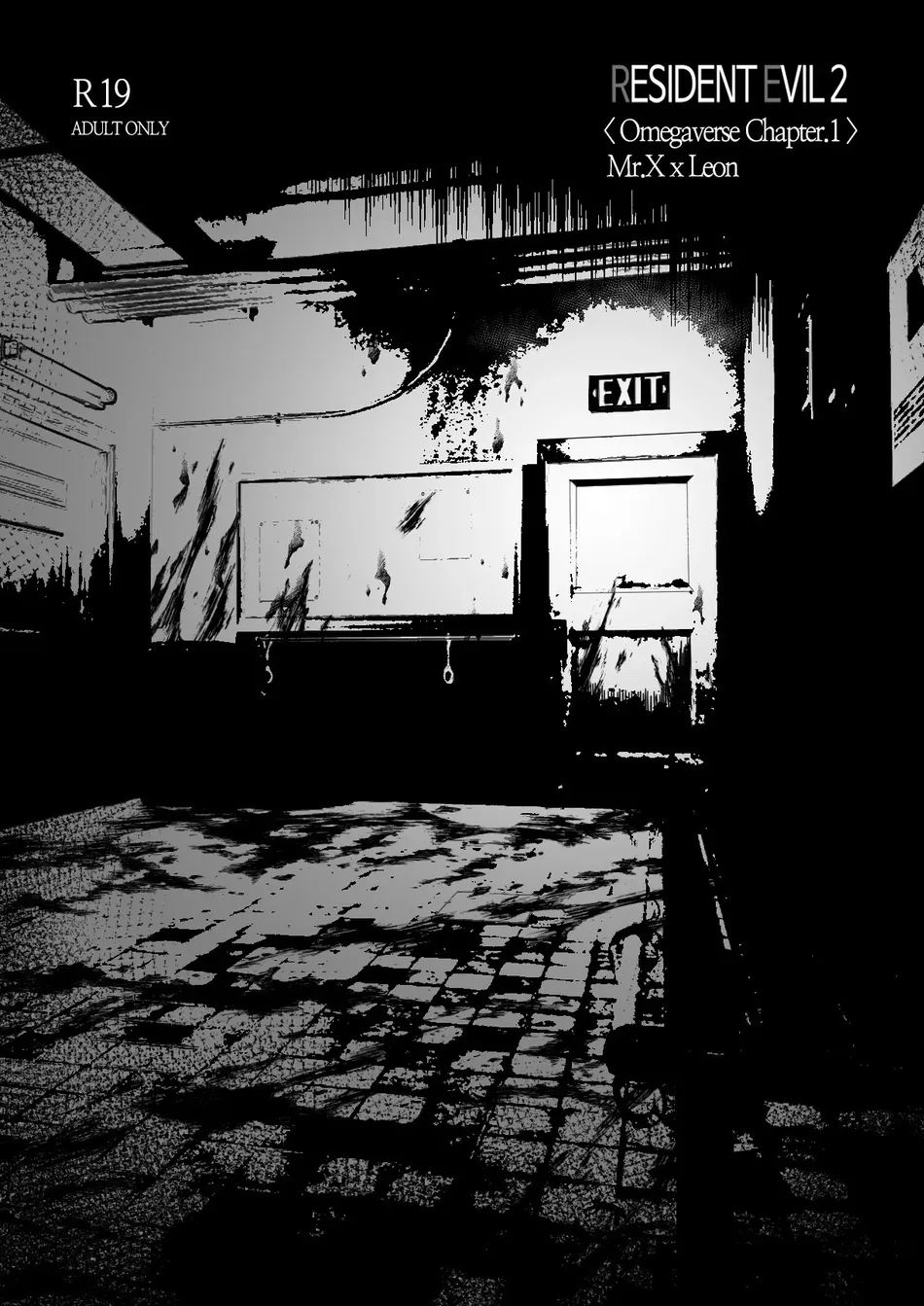 [DNA] Omegaverse Ch. 1 – Resident Evil dj – Mr.X x Leon [Eng] — 001