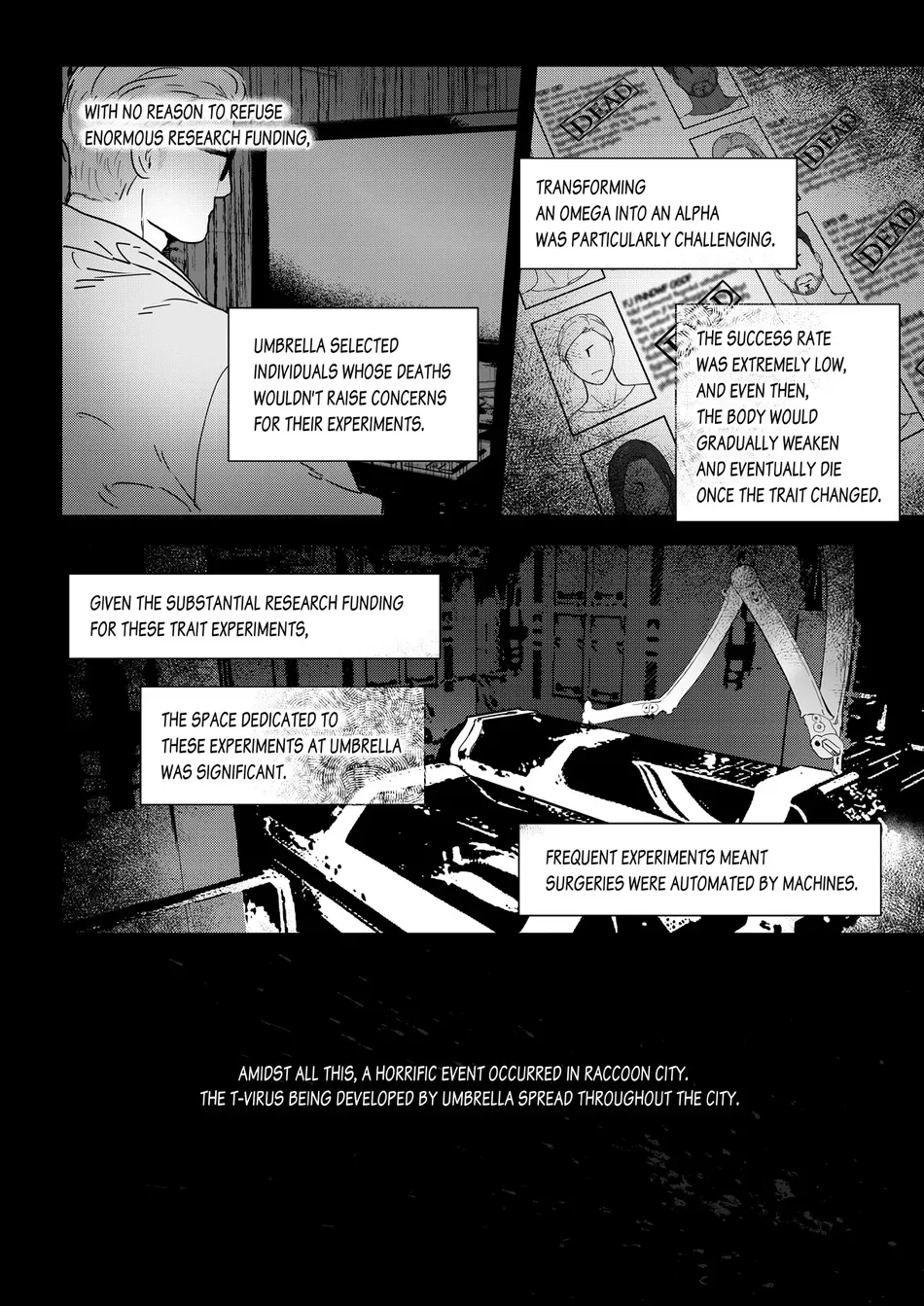 [DNA] Omegaverse Ch. 1 – Resident Evil dj – Mr.X x Leon [Eng] — 008