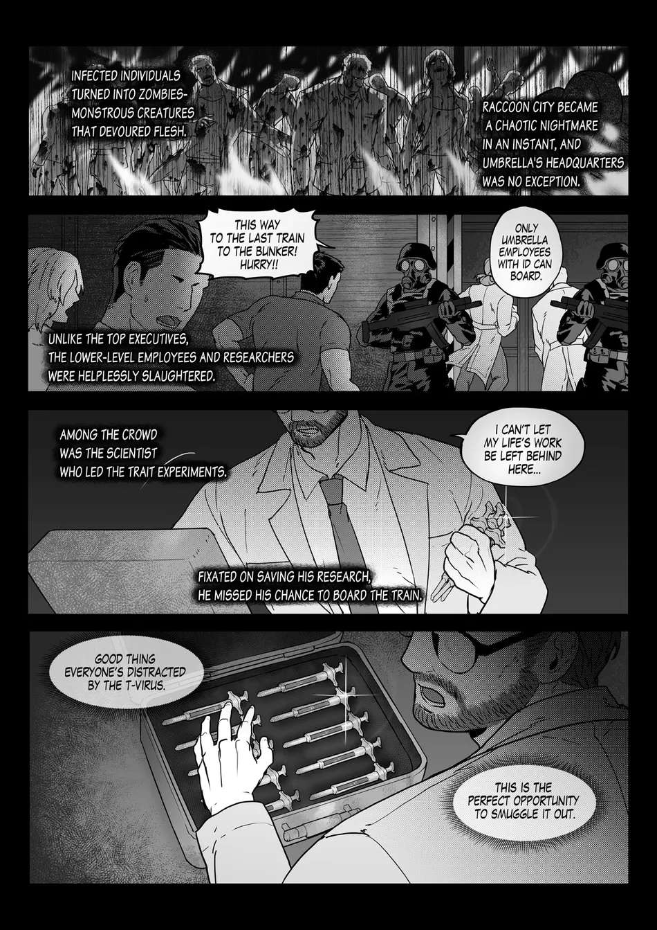 [DNA] Omegaverse Ch. 1 – Resident Evil dj – Mr.X x Leon [Eng] — 009