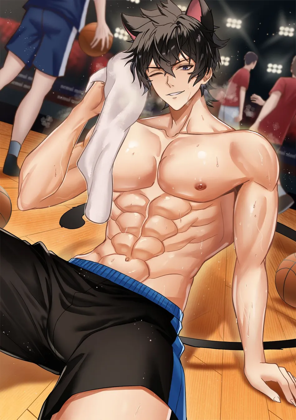 [Nemui Mori] Extracurricular School – Basketball Player Mori — 001