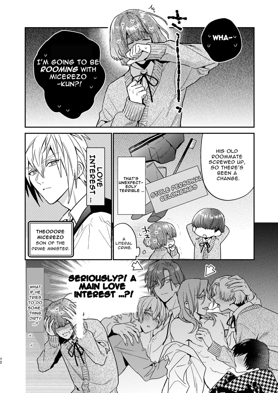 [niwaniwa (Oova Akiru)] Tensei Mob wa BL-gee no Sekai de Hamerare Kouryakusaremashita!? 2 | Sex with the Love Interest! But I’m an NPC! 2 [Eng] — 072
