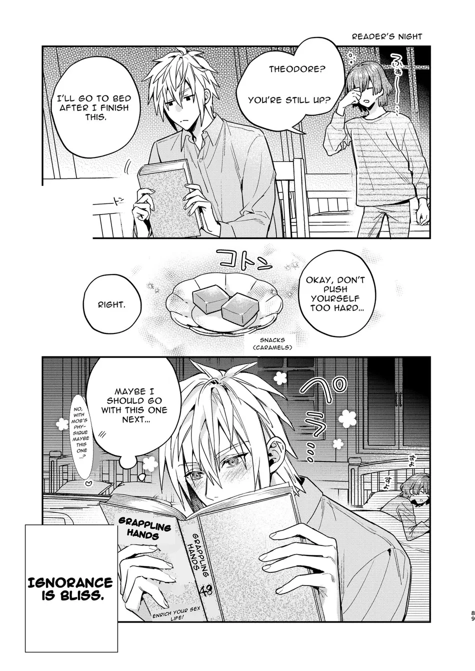 [niwaniwa (Oova Akiru)] Tensei Mob wa BL-gee no Sekai de Hamerare Kouryakusaremashita!? 2 | Sex with the Love Interest! But I’m an NPC! 2 [Eng] — 089
