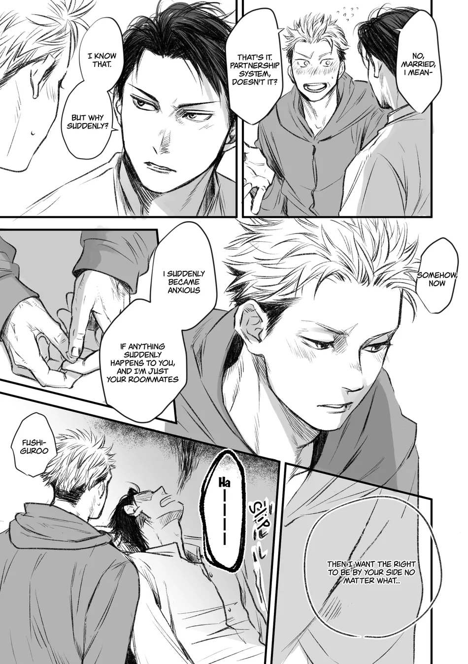 [Maru (OXOX)] MeguYuuji Exhibition Manga -Jujutsu Kaisen dj [Eng] — 004