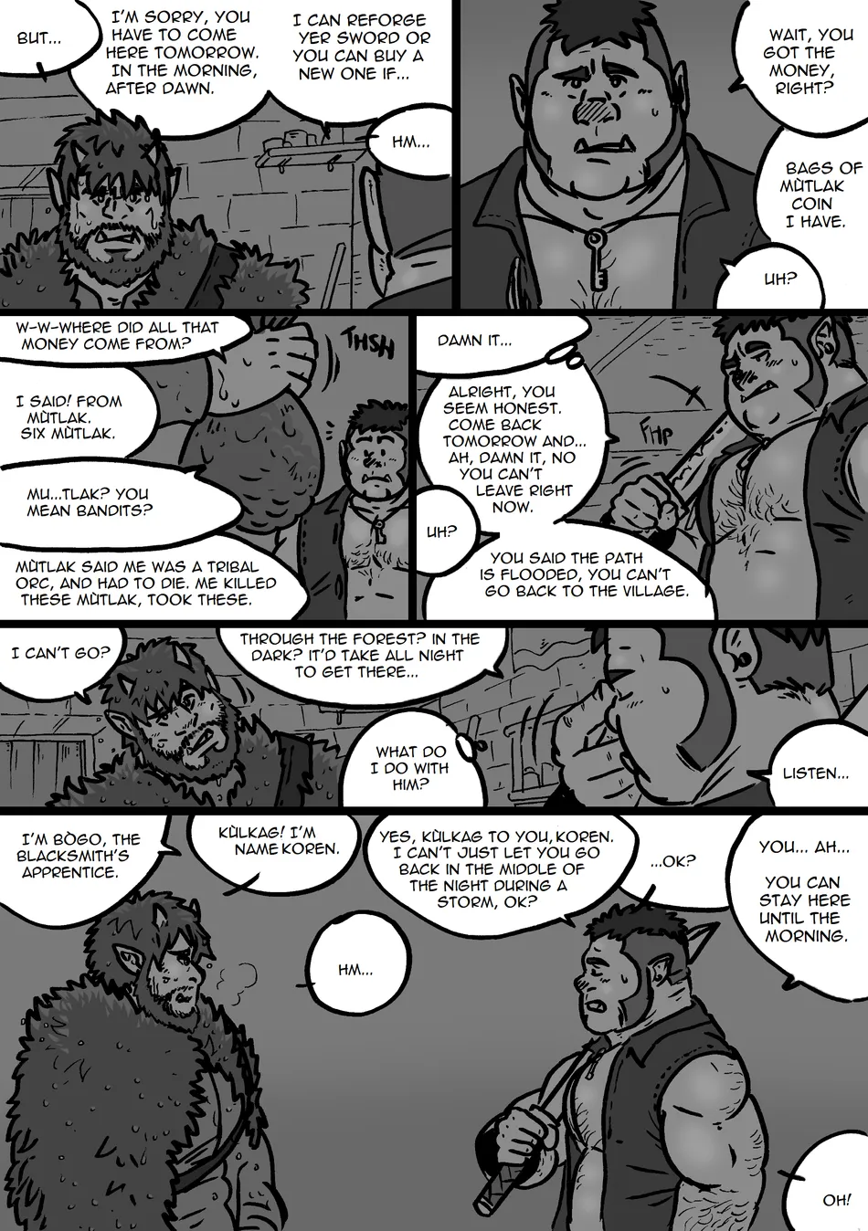 [husky92] Special Customer (The Old Black Smith) [Eng] — 004