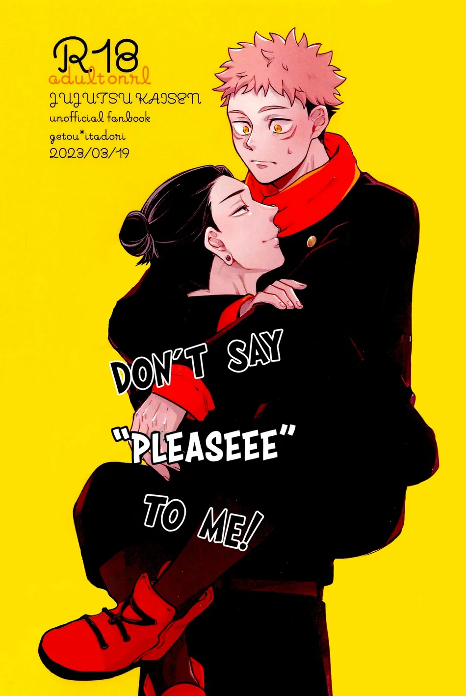 [Larva (Nayo)] Don’t say “Pleaseee” to me! – Jujutsu Kaisen dj [Eng] — 001