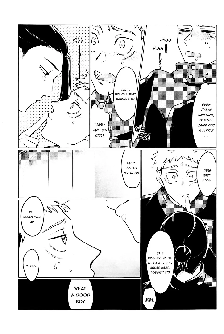 [Larva (Nayo)] Don’t say “Pleaseee” to me! – Jujutsu Kaisen dj [Eng] — 012