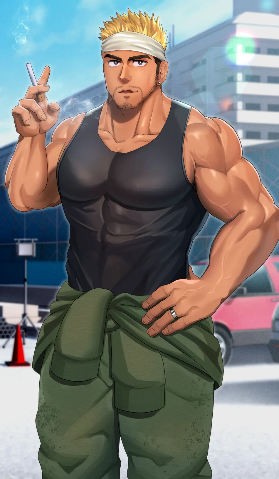 Animation: Secret gay raw sex with married manual laborers by izukonohito — 001