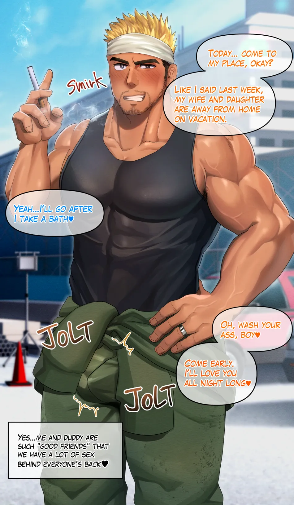 Animation: Secret gay raw sex with married manual laborers by izukonohito — 011