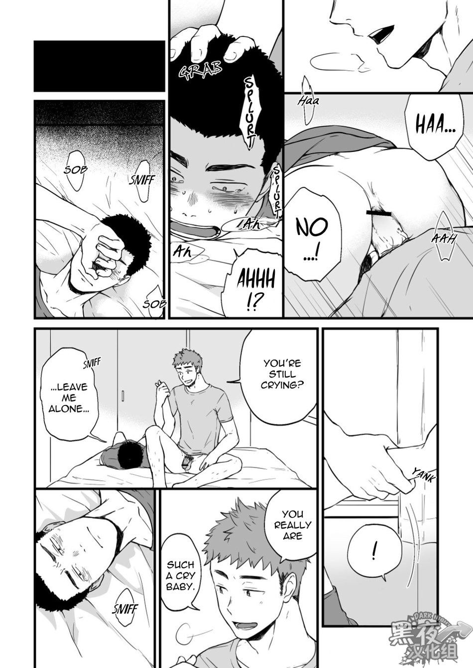 [Nakamuratakumi (kemukemuke)] Yarichin Tareme to Nakimushi Bouzu [Eng] — 009