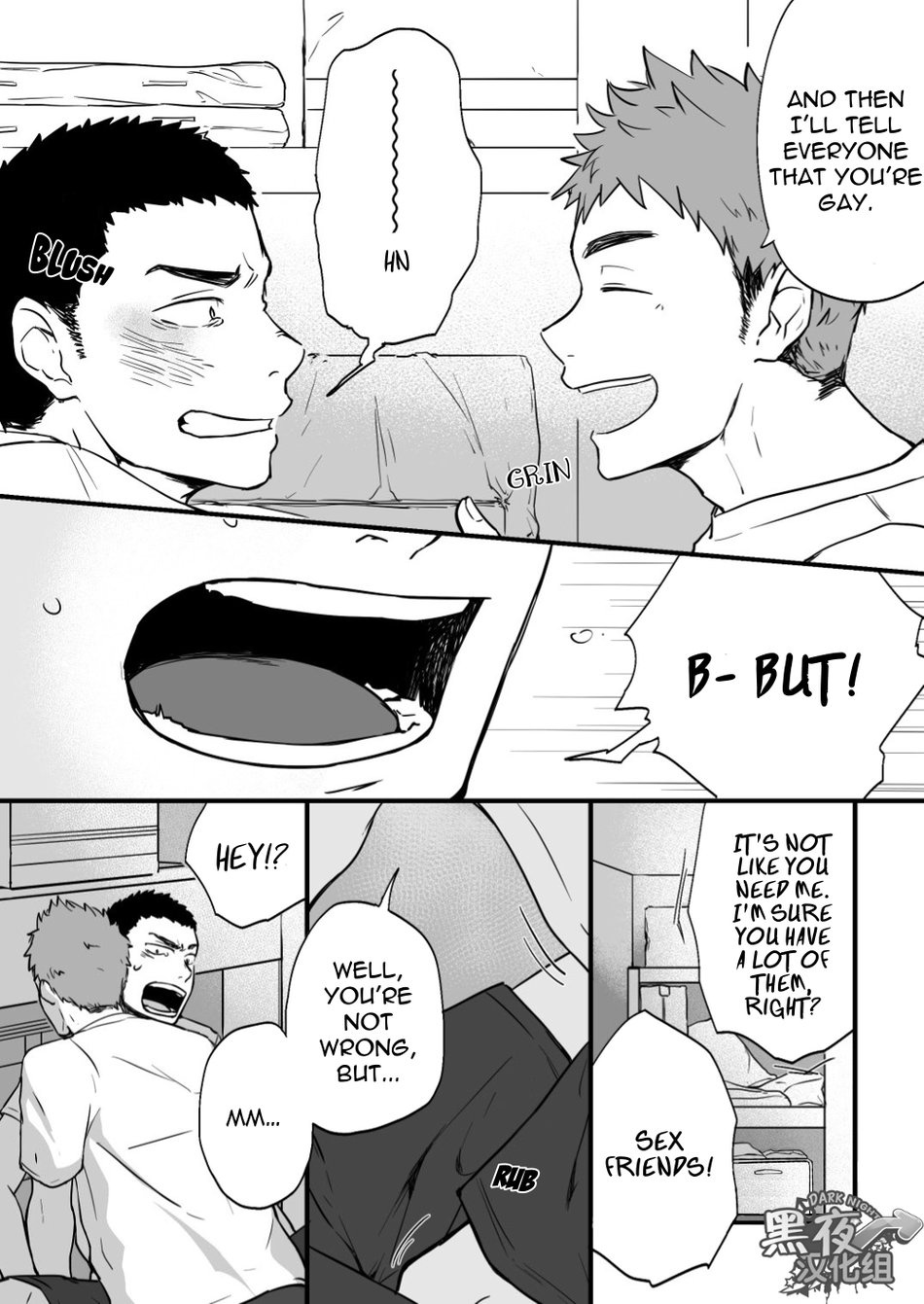 [Nakamuratakumi (kemukemuke)] Yarichin Tareme to Nakimushi Bouzu [Eng] — 013