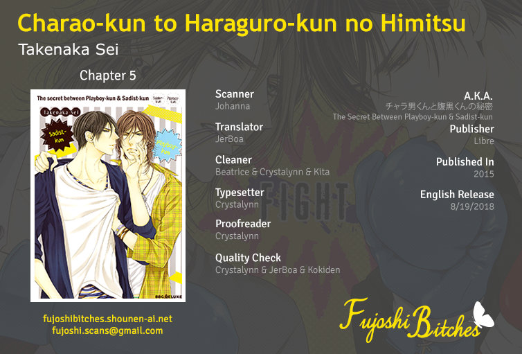 [TAKENAKA Sei] Charao-kun to Haraguro-kun no Himitsu [Eng] — 119