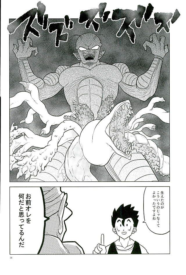 [Tousoku Chokusen Undou (Pine)] What?! – Dragon Ball Z dj [JP] — 034