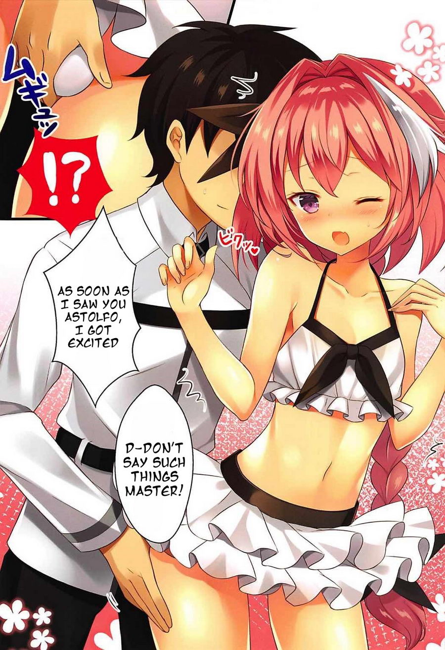 [cottontail (Suzuki Hajime)] Mizugi no Astolfo to Tada Ichaicha Shitai dake – Fate/Grand Order dj [Eng] — 005