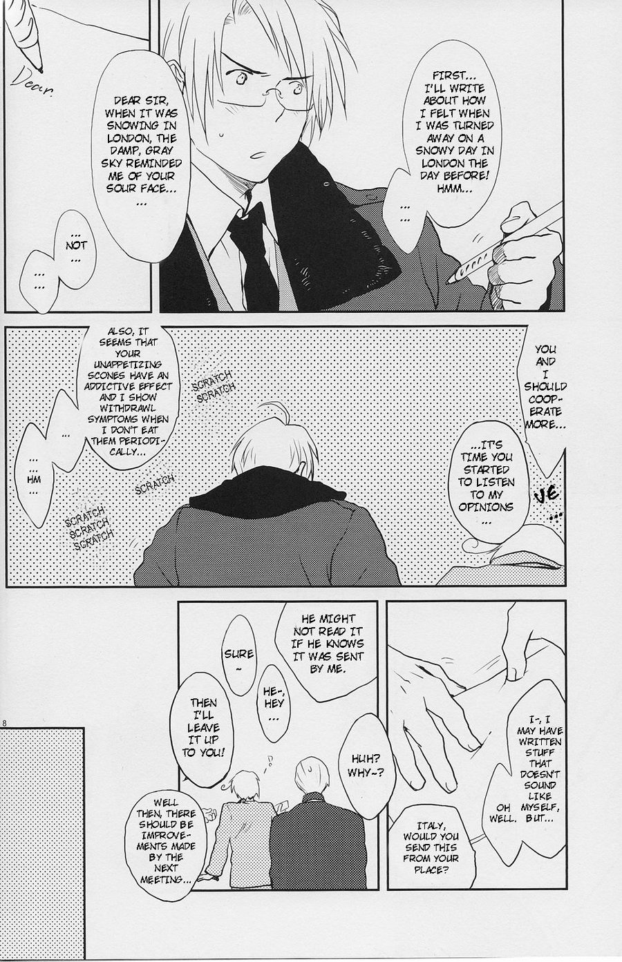 [Hoshitamago (Hoshi)] Hetalia dj – Dear Sir, It’s Snowing in London [Eng] — 007