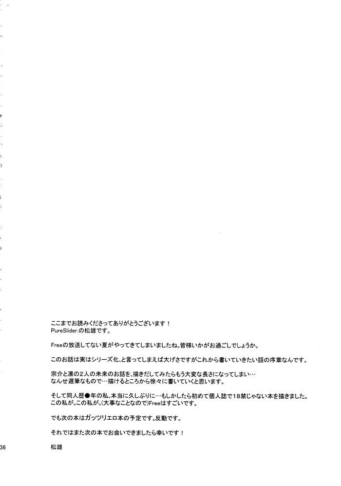 [PureSlider (Natsuo)] Endless Summer Town – Free! dj [kr] — 034